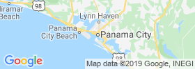 Panama City map